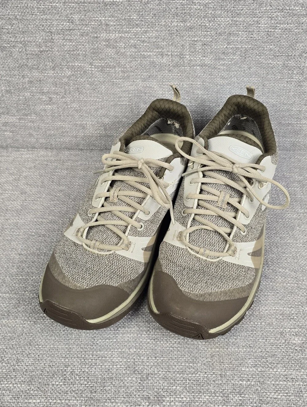 Keen Terradora 2 Womens Hiking Sneakers Cream/Brown Sz 8.5